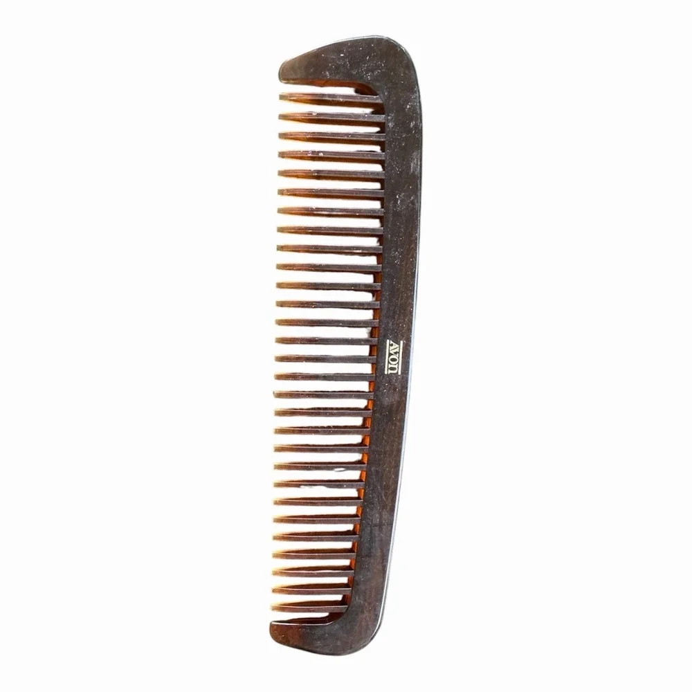 Vintage Avon‎ Comb Cambridge Collection Tortoise 8 inch